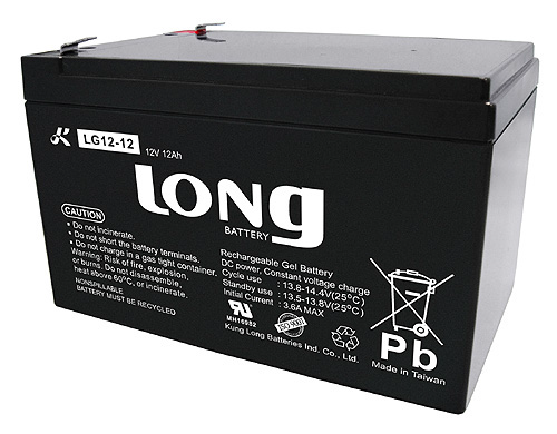 LONG LG12-12, 12Volt 12Ah Jel Akü