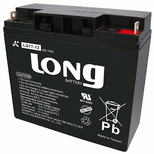 LONG LG17-12, 12Volt 17Ah Jel Akü