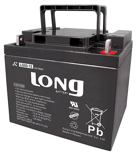 LONG LG50-12, 12Volt 50Ah Jel Akü