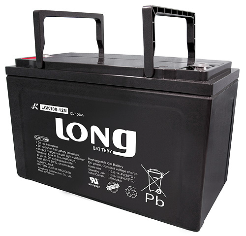 LONG LGK75-12N, 12Volt 75Ah Jel Akü