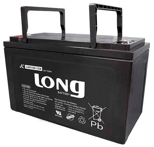 LONG LGK100-12N, 12Volt 100Ah Jel Akü