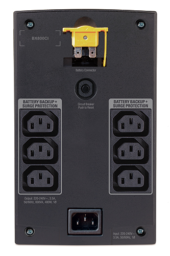 APC Back-UPS, 800 VA, Line Interactive