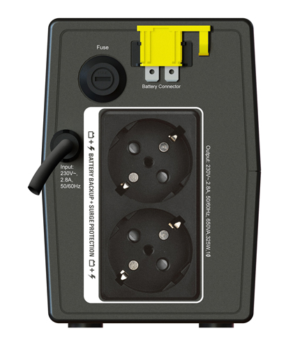 APC Back-UPS 650VA, AVR,Schuko outlets